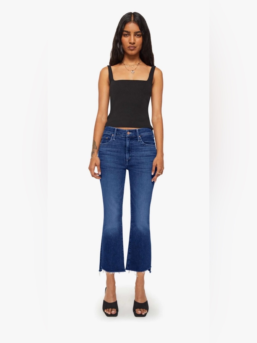 NWT LIL mother insider fray cop